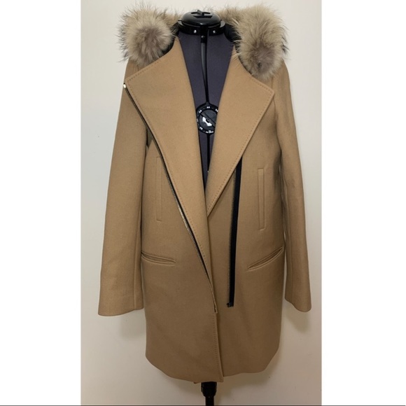 New with tag Sandro Henry Camel Coat Retail Price$1045 - Picture 1 of 8
